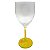 Taça imperatriz amarelo cristal de vidro 425ml (p/ sublimação) - Imagem 1
