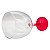 Taça gin vermelho cristal de vidro 600ml (p/ sublimação) - Imagem 3