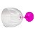 Taça gin rosa cristal de vidro 600ml (p/ sublimação) - Imagem 3