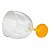 Taça gin amarelo cristal de vidro 600ml (p/ sublimação) - Imagem 3