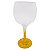 Taça gin amarelo jateado de vidro 600ml (p/ sublimação) - Imagem 1