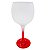 Taça gin vermelho jateado de vidro 600ml (p/ sublimação) - Imagem 1