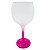 Taça gin rosa jateado de vidro 600ml (p/ sublimação) - Imagem 1