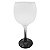 Taça gin preto jateado de vidro 600ml (p/ sublimação) - Imagem 1