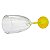 Taça barone amarelo cristal de vidro 190ml (p/ sublimação) - Imagem 3