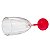 Taça barone vermelho cristal de vidro 190ml (p/ sublimação) - Imagem 3