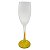 Taça barone amarelo jateado de vidro 190ml (p/ sublimação) - Imagem 1