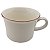 Xícara Perla para Sublimação Ceramica com Borda Cobre 240ml - Imagem 1