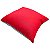 Almofada para Sublimação 15x15 Vermelha - Imagem 2