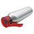 Squeeze alumínio prata com tampa e alça vermelha 600ml - Imagem 3