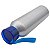Squeeze alumínio prata com tampa e alça azul 600ml - Imagem 3