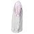 Camiseta Raglan Branca - Manga e Gola Rosa Bebê P ao GG (100% Poliéster) - Imagem 3