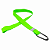 Cordão verde neon com borracha para caneca -54cm - Imagem 1