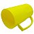 Caneca de Chopp Polímero Amarelo Limão 500ml (P/ Sublimação) - Imagem 4