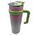 Copo térmico inox degradê rosa bebê com alça verde - 1200ml - Imagem 2