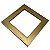 Moldura de madeira para azulejo 10x10 - dourada - Imagem 2