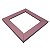 Moldura de madeira para azulejo 10x10 -  rosa - Imagem 2