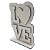 Porta retrato mdf love vertical 3D - Imagem 3