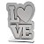 Porta retrato mdf love vertical 3D - Imagem 2
