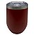 Copo térmico oval fosco- Vermelho - Imagem 1