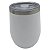 Copo térmico oval fosco- Branco - Imagem 1