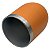 Copo térmico oval fosco- Laranja Escuro - Imagem 4