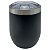 Copo térmico oval fosco- Preto - Imagem 1