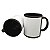 Caneca Preta Com Tarja Branca JKB - Imagem 2