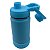 Garrafa 350 ml azul bebê com alça academia - Imagem 3