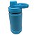 Garrafa 350 ml azul bebê com alça academia - Imagem 1