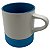 Caneca branca base alta azul -Live - Imagem 2