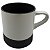 Caneca branca base alta preto -  Live - Imagem 1