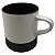 Caneca branca base alta preto -  Live - Imagem 3