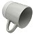 Caneca branca base alta branco -  Live - Imagem 3