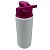 Squeeze branco sport tampa rosa 600 ml - Imagem 2