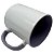Caneca importada lilás alça e Interior (Porcelana 325ml P/ Sublimação) - Imagem 3