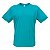 Camiseta Azul Turquesa - P ao GG (100% Algodão) - Imagem 1