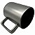 Caneca Cinza Chumbo 350ml - Imagem 3
