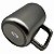 Caneca Cinza Chumbo 350ml - Imagem 4