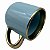 Caneca Imperial Ouro Azul com Alça e Borda Dourado – 400ml - Imagem 3