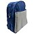 Mochila Escolar Azul e Branco - 27,5 x 31,5 cm - Imagem 1