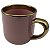 Caneca NV Imperial Rosa com Alça e Borda Dourado – 400ml - Imagem 1