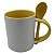 Caneca Colher Amarela Alça Interior - Imagem 4