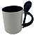 Caneca Colher Azul Escuro Alça Interior - Imagem 4