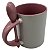 Caneca Colher Rosa Alça Interior - Imagem 3