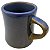 Caneca Elemental Azul Rústica 360 ml - Imagem 1