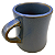Caneca Elemental Azul Rústica 360 ml - Imagem 3