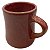 Caneca Elemental Vermelha Rústica 360 ml - Imagem 1