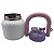 Garrafa Inox Térmica Baby Pop 700ml Branca com Alça Rosa e Roxo - Imagem 4