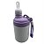 Copo Inox Térmico Kawaii 500ml Branco Tampa Lilás - Imagem 1